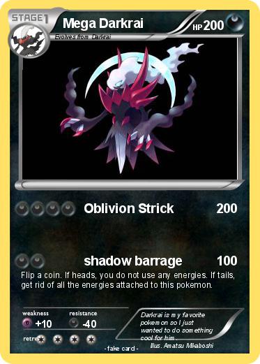 Pokemon Mega Darkrai