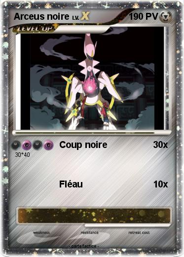 Pokemon Arceus noire