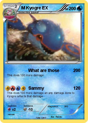 Pokemon M Kyogre EX