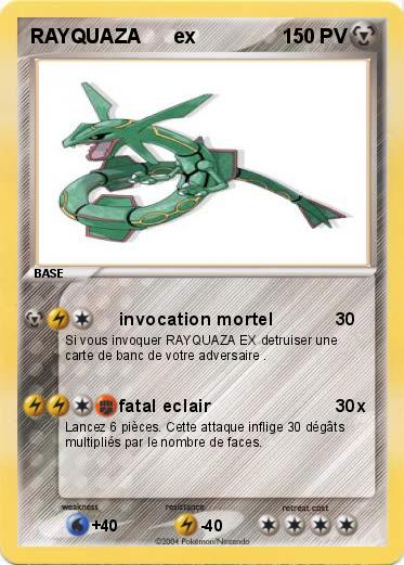 Pokemon RAYQUAZA      ex