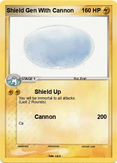 Pokemon Shield Gen With Cannon
