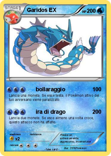 Pokemon Garidos EX