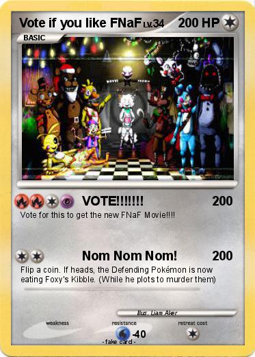 Pokemon Vote if you like FNaF