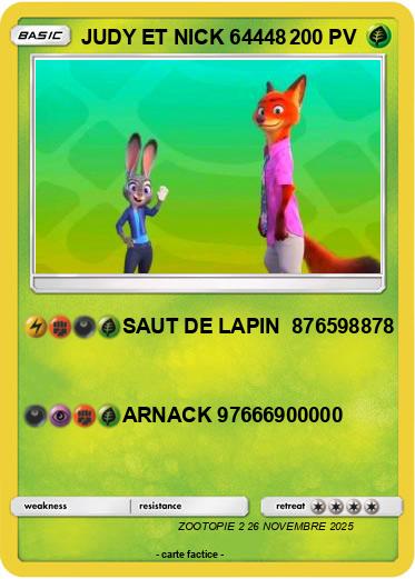 Pokemon JUDY ET NICK 64448