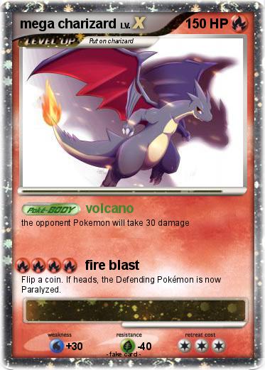 Pokemon mega charizard