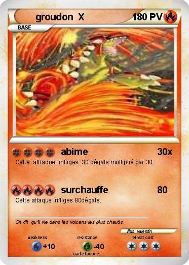 Pokemon groudon  X