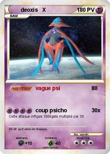Pokemon deoxis   X