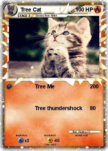 Pokemon Tree Cat