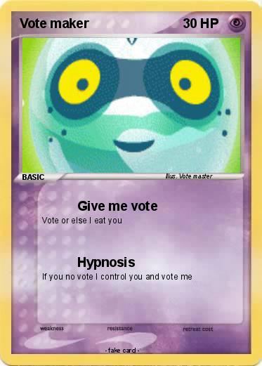 Pokemon Vote maker