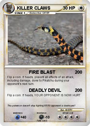 Pokemon KILLER CLAWS