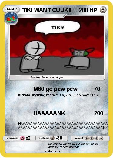 Pokemon TIKI WANT CUUKII