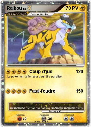 Pokemon Raikou
