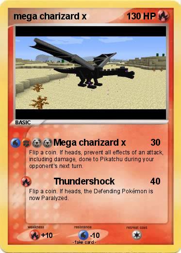Pokemon mega charizard x