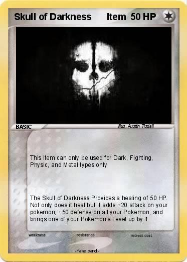 Pokemon Skull of Darkness      Item