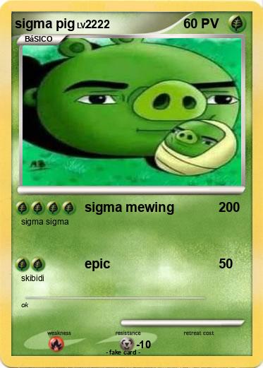 Pokemon sigma pig