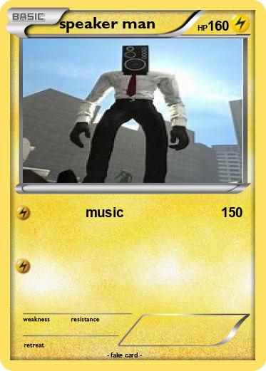 Pokemon speaker man