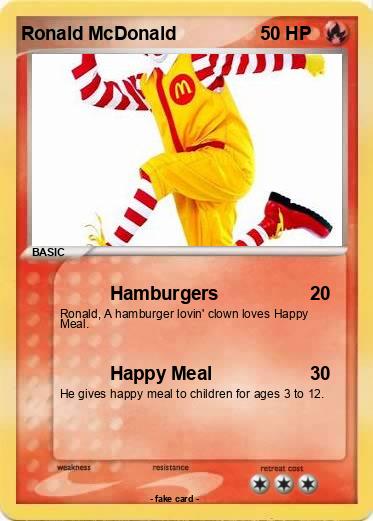 Pokemon Ronald McDonald