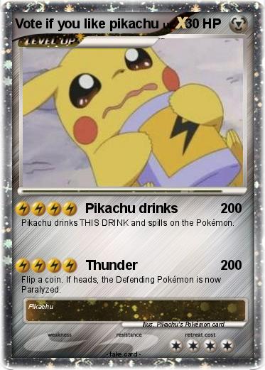 Pokemon Vote if you like pikachu