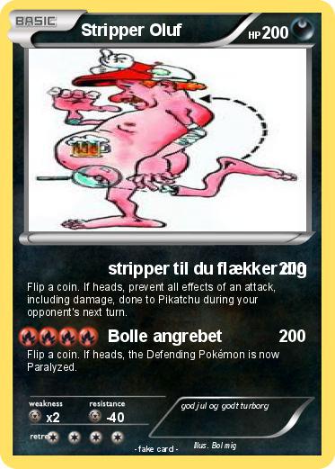 Pokemon Stripper Oluf
