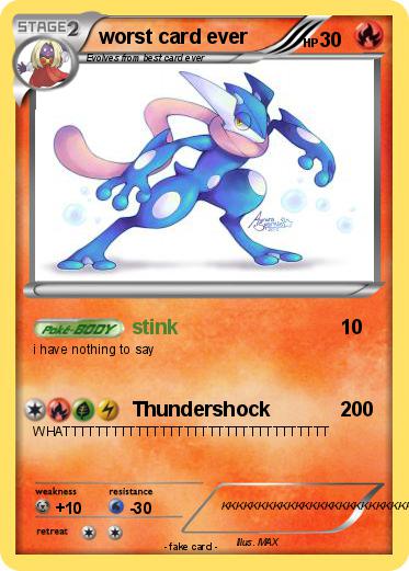 Pokemon worst card ever