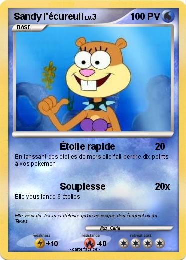 Pokemon Sandy l'écureuil