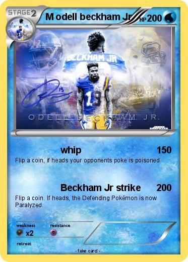 Pokemon M odell beckham Jr