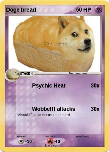 Pokemon Doge bread