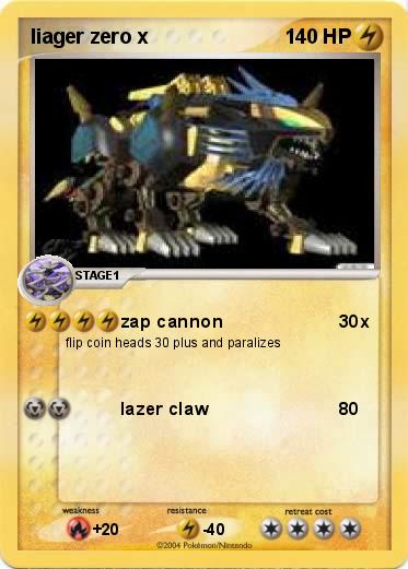 Pokemon liager zero x