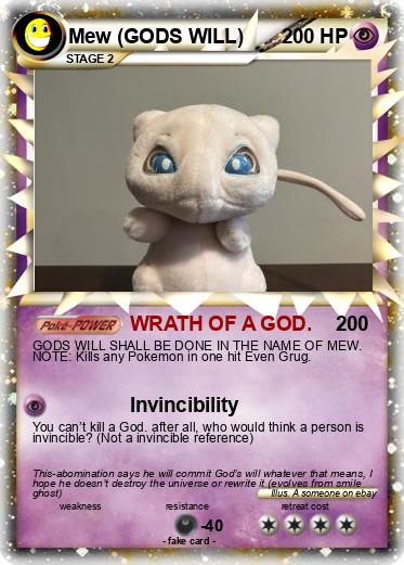 Pokemon Mew (GODS WILL)