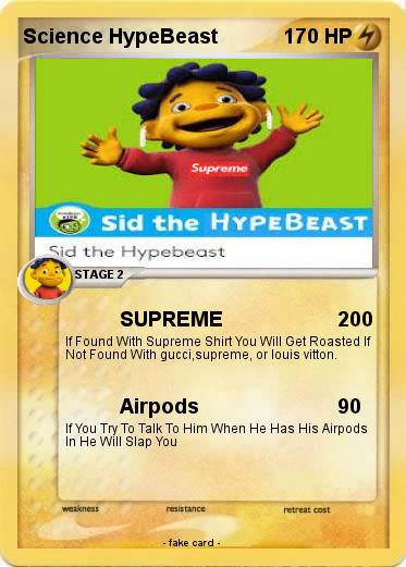 Pokemon Science HypeBeast