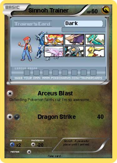 Pokemon Sinnoh Trainer