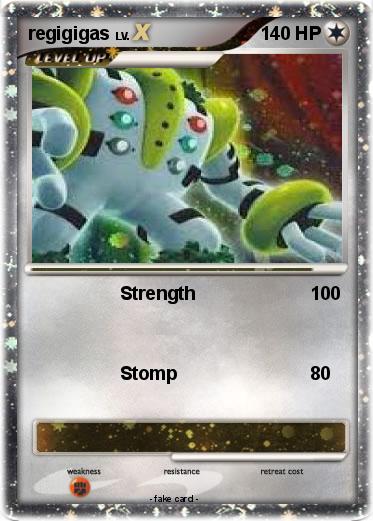 Pokemon regigigas