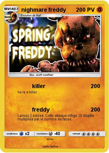 Pokemon nighmare freddy