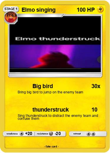Pokemon Elmo singing