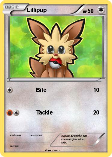 Pokemon Lillipup