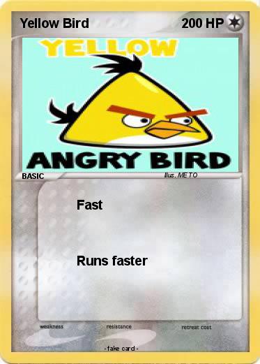 Pokemon Yellow Bird