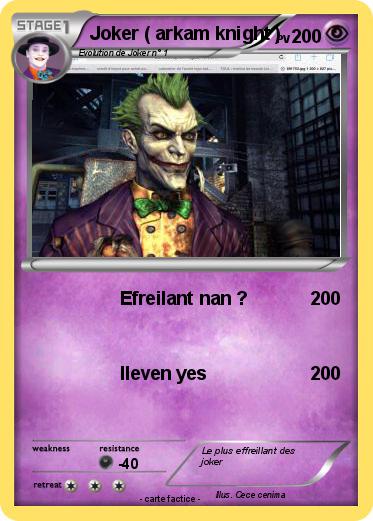 Pokemon Joker ( arkam knight )