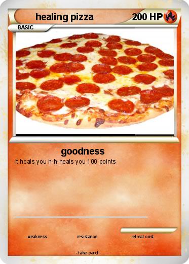 Pokemon healing pizza