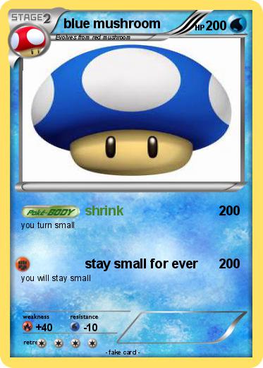 Pokemon blue mushroom