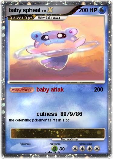 Pokemon baby spheal