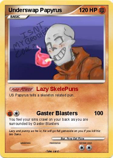 Pokemon Underswap Papyrus