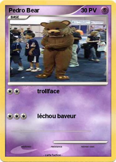 Pokemon Pedro Bear