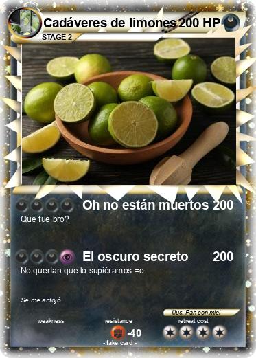Pokemon Cadáveres de limones