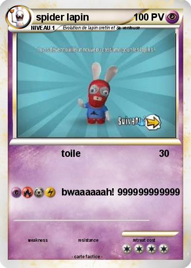 Pokemon spider lapin