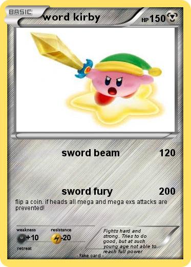 Pokemon word kirby