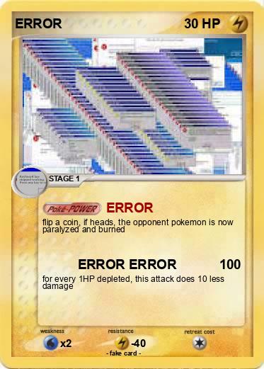 Pokemon ERROR
