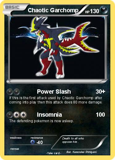 Pokemon Chaotic Garchomp