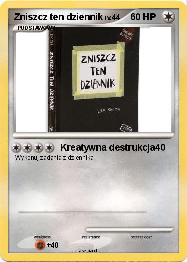 Pokemon Zniszcz ten dziennik