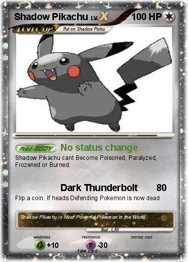 Pokemon Shadow Pikachu
