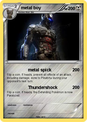 Pokemon metal boy